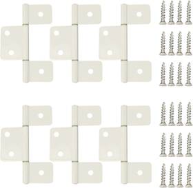 Geain 313055241275 Three Leaf Non-mortised Hinge For Mobile Home And Rv Interior 6 Packa White Door H