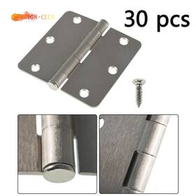 Icc1551123 Genrics Door Hinges Satin Nickel Heavy-duty 2.2 Mm 3.5 3.5in 1/4 Inch 3-1/2
