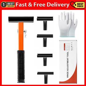 Getaya 313053616655 4 In 1 Door Hinge Adjustment Tool Multi-size Compact Size Orange