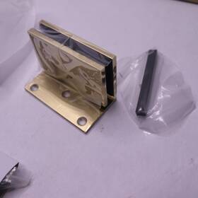 Gw-ac-h90-pb Glass Warehouse 1-pk Frameless Shower-door Hinge Polished Brass