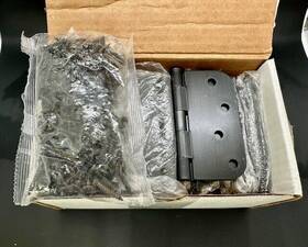 4058-orb-12 Glide-rite Gliderite 4 Inch Door Hinges 5/8 Radius Hinge Oil Rubbed Bronze With Screws - 9