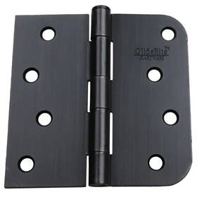 Gliderite 313033926958 4 Inch Oil Rubbed Bronze Steel Door Hinge Square And 5 8 Corner Radius With
