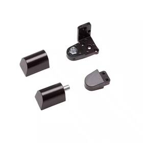 Global Door Controls 313102757742 Us Aluminum Style 3/4 Inch Duronodic Right Hand Offset Pivot Hinge Set For A