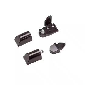 Global Door Controls 445021597529 Amarlite Style 3/4 Inch Duronodic Right Hand Offset Pivot Hinge Set For Adam