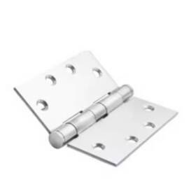 Global Door Controls 445027769715 4.5 Inch X Stainless Steel Full Mortise Squared Radius Ball Bearing