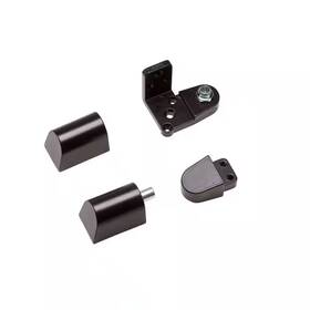 Global Door Controls 445056228252 Us Aluminum Style 3/4 Inch Duronodic Left Hand Offset Pivot Hinge Set For Ad
