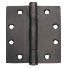 Global Door Controls 705353800795 4.5 Inch X 4 Oil Rubbed Bronze Full Mortise 5/32 Radius Ball Bearing Hing