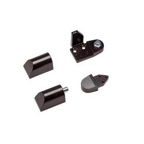 Th1112-lh-du Global Door Controls Offset Pivot Hinge Set 3/4 In Left Hand Duronodic Tamper Proof Steel Bronze