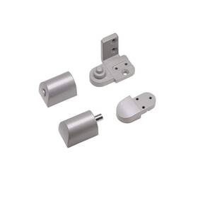 Th1300-rh-al Global Door Controls Ykk Style Aluminum Right Hand Offset Pivot Hinge Set For Adams Rite Type
