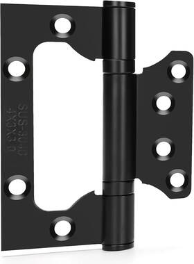 Goldenwarm 313107810893 4 Inch X 3 Non Mortise Hinges For Interior Doors Heavy-duty Blac
