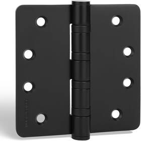 Goldenwarm 6938605337174 3 Pack 4ftft Black Ball Bearing Door Hinges Heavy Duty Stainless Stee