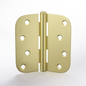 B09cdd46k2 Goldenwarm 12-pack 4 Inch Satin Gold Brass Door Hinges Residential Interior/exterior