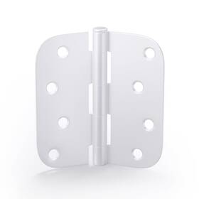 B0dfyh73qd Goldenwarm 6-pack 4in White Door Hinges Residential Interior Exterior 5/8 Inch Radiu