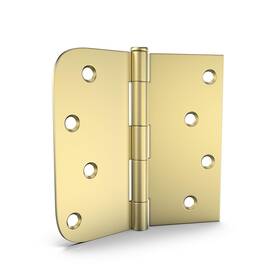 Hyxt2gd422-3 Goldenwarm #pk Pack Of 3 4in Door Hinges Brushed Brass Gold Butt With Squ