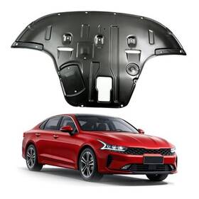 Gorzizen Engineguard-21k5alloyst Alloy Steel Engine Splash Shield Fit For Kia K5 2021 2022 2023 2024 2025 Grey