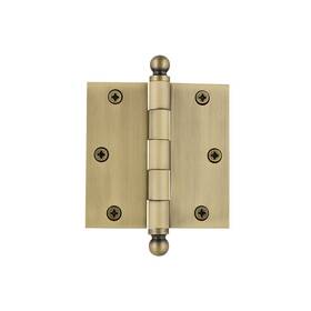 Grandeur 662972089881 Nostalgic Warehouse Ball-tip Residential Door Hinge With Square Corners