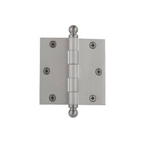 Grandeur 662972089928 Nostalgic Warehouse Ball-tip Residential Door Hinge With Square Corners