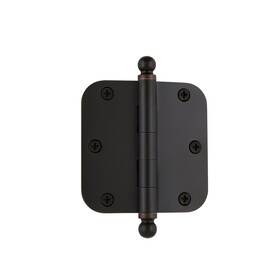 Grandeur 662972090009 Hardware 809000 3.5 Inch Ball Tip Residential Hinge With 5/8 Radius Corners
