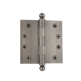 809017 Grandeur 662972090177 Hardware 4 Inch Ball Tip Heavy Duty Hinge With Square Corners X An