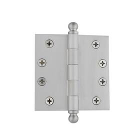 809020 Grandeur 662972090207 Hardware 4 Inch Ball Tip Heavy Duty Hinge With Square Corners X Sa
