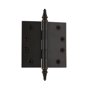 814588 Grandeur 662972145884 Hardware 4 Inch Steeple Tip Heavy Duty Hinge With Square Corners In Timele
