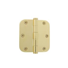 819968 Grandeur 662972199689 Hardware 3.5 Inch Button Tip Residential Hinge With 5/8 Radius Corners