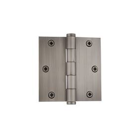 819970 Grandeur 662972199702 Hardware 3.5 Inch Button Tip Residential Hinge With Square Corners In Anti