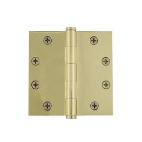 822101 Grandeur 662972221014 Hardware 4.5 Inch Button Tip Heavy Duty Hinge With Square Corners In Polis