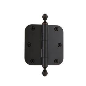 833047 Grandeur 662972330471 Hardware 3.5 Inch Acorn Tip Residential Hinge With 5/8 Radius Corners In