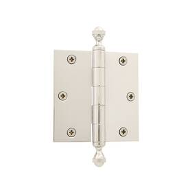 833714 Grandeur 662972337142 Hardware 3.5 Inch Acorn Tip Residential Hinge With Square Corners In Polis