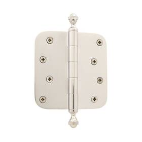 833751 Grandeur 662972337517 Hardware 4 Inch Acorn Tip Residential Hinge With 5/8 Radius Corners In Po