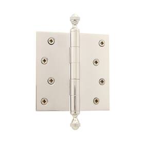833858 Grandeur 662972338583 Hardware 4 Inch Acorn Tip Residential Hinge With Square Corners In Polishe