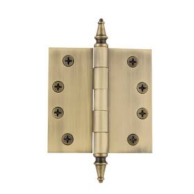 814559 Grandeur Heavy Duty Brass Door Hinge With Square Corners