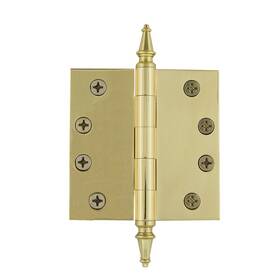 814585 Grandeur Heavy Duty Brass Door Hinge With Square Corners