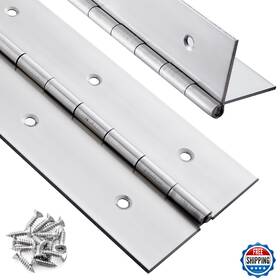 B0df68xp8x Grronzee 2 Pk Heavy Duty 30 Inch X3 0.060 Stainless Steel Piano Hinge Screws Incl