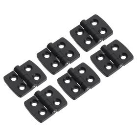 Gryfton 679209512753 6pcs Torque Hinge 40x30x4mm Nylon Adjustable Position Control Hinges 5mm Hole