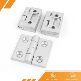 Gryfton 686130928577 3pack Gate Aluminum Alloy Weldable Door Butt Hinge Silver