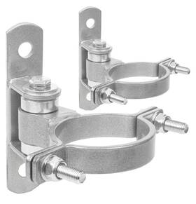 Gudwells 445008694647 Heavy Duty 4 Inch Round Bolt-on Sealed Bearing Industrial Metal Gate Hinges