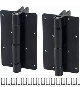 Gw007 Gudwells Aluminum 5 3/4 Inch Self Closing Metal Safety Gate Hinge For Residential Pool Black