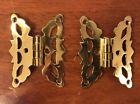 H-4a Anglo American Hinge Antique Victorian Style Pair Of Offset Butterfly