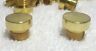 H290 Baldwin Hardware Brass Door Hinge Finials Solid Lot Of New