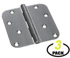 H44-52rsn With Radius Ball Bearing Hinge Removable Pin Pk Satin Chrome