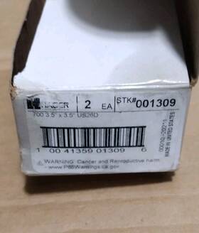 001309 Hager 700 Hinges 3.5 Inch X3.5 Us26d 5 Pack Stk #001309 No Screws Usa Steel Ansi