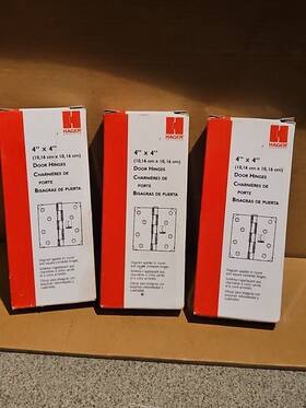 29695 Hager 041359331971 Set Of 3 4 Inch X Stock # Door Hinges New