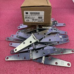 1900-3.0-us-2c Hager 20pcs 3 Inch Light Duty Strap Hinge 1900- Us-2c Size Zinc Steel Made In Usa