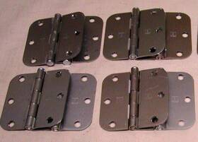 Hager 765829287598 8 Pcs. Heavy Duty Door Gate Hinges 3 1/2 Inch Sq. Satin Tool Box New Fre Ship
