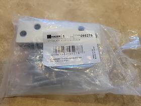 95278 Hager 5113 Blade Stop Spacer Aluminum Finish For 5100 Series
