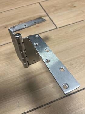 Bb1162 Hager 5x4.5in Us26d Satin Chrome Anchor Type Hinge-full Mortise-heavy Wei