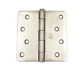 Rc1541 Hager Solid Brass Door Hinge 4 X Us15 Satin Nickel 1/4 Inch Radius