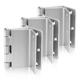 B0d4qbgjmc Haidms 3 Pack 3.5 Inch Satin Nickel Offset Swing Clear Door Hinges For Wide Opening